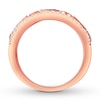 Thumbnail Image 1 of Previously Owned Sapphire Anniversary Band 1/2 ct tw Diamonds 14K Rose Gold
