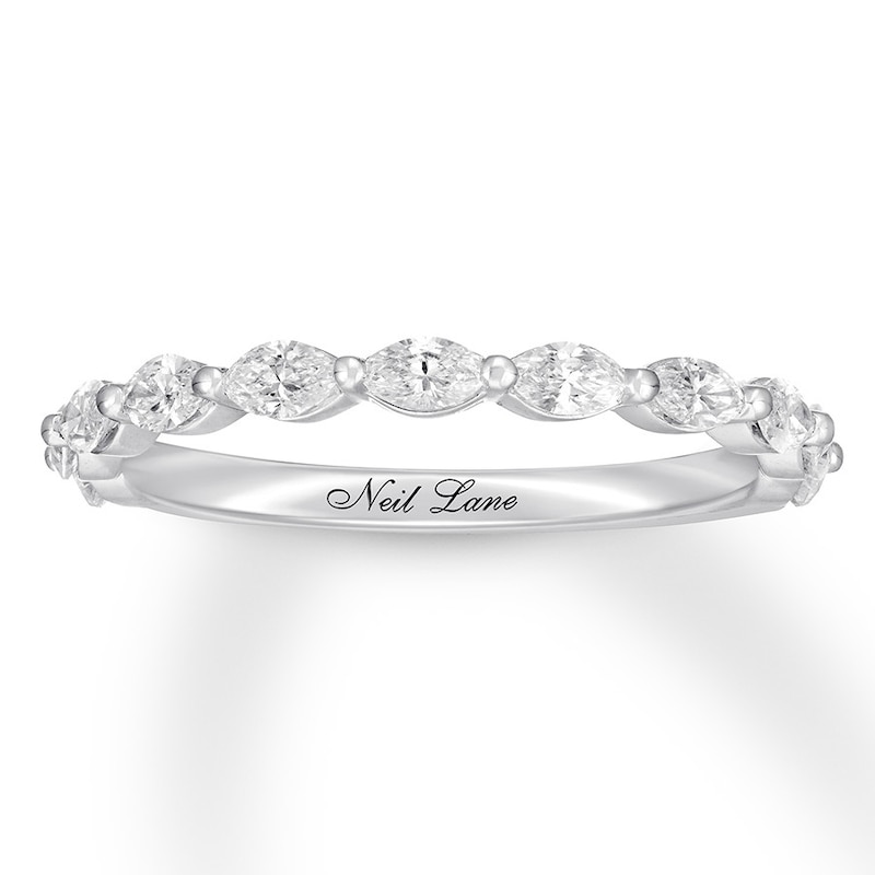 Main Image 1 of Previously Owned Neil Lane Premiere Diamond Anniversary Band 5/8 ct tw Round-cut 14K White Gold