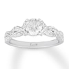 Thumbnail Image 1 of Previously Owned Ever Us Diamond Engagement Ring 1 ct tw Round-cut 14K White Gold