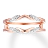 Thumbnail Image 1 of Previously Owned Diamond Enhancer Ring 1/6 ct tw Round-cut 14K Rose Gold Size 10