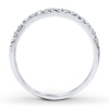 Thumbnail Image 2 of Previously Owned Diamond Wedding Band 1/5 ct tw Round-cut 14K White Gold - Size 9.75