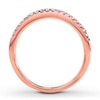 Thumbnail Image 1 of Previously Owned Diamond Wedding Band 1/5 ct tw Round-cut 14K Rose Gold - Size 11