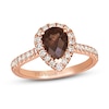 Thumbnail Image 0 of Previously Owned Le Vian Chocolate Quartz Ring 1/2 ct tw Nude Diamonds 14K Gold - Size 11.25