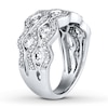 Thumbnail Image 1 of Previously Owned Diamond Ring 1-1/4 ct tw Round-cut 14K White Gold - Size 10.25