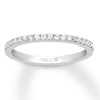 Thumbnail Image 0 of Previously Owned THE LEO Diamond Wedding Band 1/5 ct tw Round-cut 14K White Gold Size 8.5