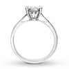 Thumbnail Image 2 of Previously Owned Diamond Engagement Ring 3/8 ct tw Round-cut 14K White Gold