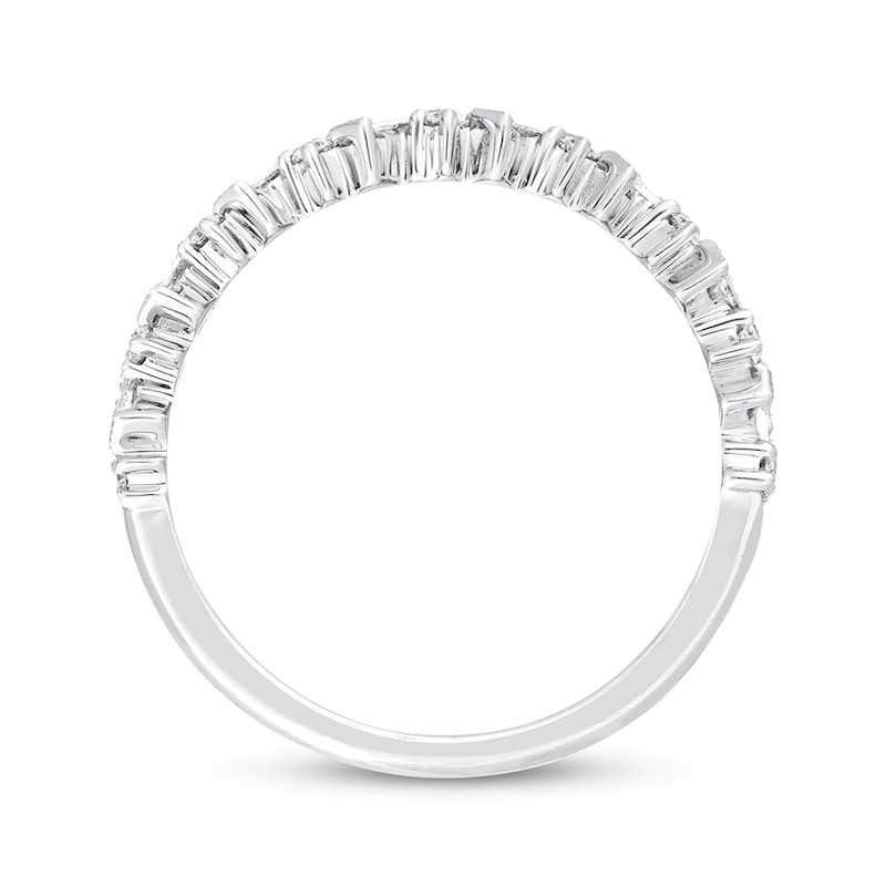 Main Image 3 of Previously Owned Neil Lane Bridal Diamond Anniversary Band 1 ct tw Baguette & Round-cut 14K White Gold