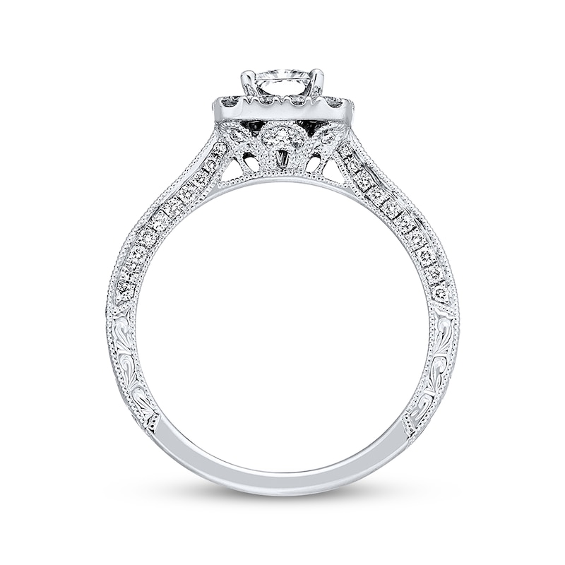 Previously Owned Neil Lane Engagement Ring 1-7/8 ct tw Radiant ...