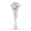 Thumbnail Image 3 of Previously Owned Neil Lane Diamond Engagement Ring 1 ct tw Cushion, Marquise & Round-cut 14K White Gold