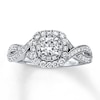 Thumbnail Image 1 of Previously Owned Neil Lane Engagement Ring 7/8 ct tw Diamonds 14K White Gold