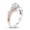 Thumbnail Image 2 of Previously Owned Adrianna Papell Diamond Engagement Ring 5/8 ct tw Round/Marquise-cut 14K Two-Tone Gold