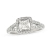 Thumbnail Image 0 of Previously Owned Diamond Engagement Ring 1-1/8 ct tw Princess 14K White Gold