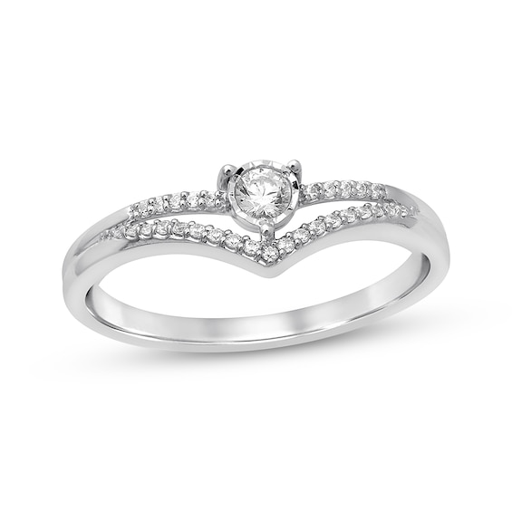 Previously Owned Diamond Fashion Ring 1/3 ct tw 10K White Gold