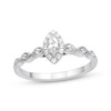 Thumbnail Image 1 of Previously Owned Diamond Engagement Ring 1/3 ct tw Marquise/Round 10K White Gold