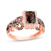 Thumbnail Image 0 of Previously Owned Le Vian Chocolate Quartz Ring 5/8 ct tw Diamonds 14K Strawberry Gold