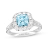 Thumbnail Image 0 of Previously Owned Neil Lane Aquamarine Ring 1-1/4 ct tw Round-cut Diamonds 14K White Gold