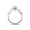 Thumbnail Image 2 of Previously Owned  Diamond Engagement Ring 7/8 ct tw Baguette & Round-cut 14K White Gold