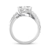 Thumbnail Image 2 of Previously Owned Ever Us Two-Stone Anniversary 2 ct tw Round-cut 14K White Gold - Size 9.5