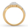 Thumbnail Image 1 of Previously Owned Diamond Ring 1/4 ct tw Round-cut 10K Yellow Gold