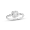 Thumbnail Image 0 of Previously Owned Diamond Promise Ring 1/6 ct tw Round-cut Sterling Silver