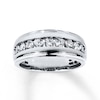 Thumbnail Image 1 of Previously Owned Men's Diamond Wedding Band 1 ct tw 10K White Gold