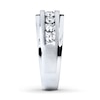 Thumbnail Image 3 of Previously Owned Men's Diamond Wedding Band 1 ct tw 10K White Gold