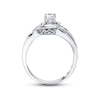 Thumbnail Image 2 of Previously Owned Three-Stone Engagement Ring 3/8 ct tw Round-cut Diamonds 14K White Gold