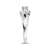 Thumbnail Image 3 of Previously Owned Three-Stone Engagement Ring 3/8 ct tw Round-cut Diamonds 14K White Gold