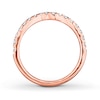 Thumbnail Image 1 of Previously Owned THE LEO Diamond Wedding Band 3/8 ct tw Diamonds 14K Rose Gold
