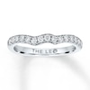 Thumbnail Image 1 of Previously Owned THE LEO Diamond Wedding Band 3/8 ct tw Diamonds 14K White Gold