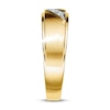 Thumbnail Image 3 of Previously Owned Men's Diamond Wedding Band 1/10 ct tw 10K Yellow Gold - Size 13.75