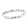 Thumbnail Image 0 of Previously Owned Diamond Wedding Band 1/10 ct tw Round-cut 10K White Gold - Size 4
