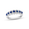 Thumbnail Image 0 of Previously Owned Sapphire Anniversary Band 1/4 ct tw Diamonds 10K White Gold