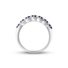 Thumbnail Image 1 of Previously Owned Sapphire Anniversary Band 1/4 ct tw Diamonds 10K White Gold