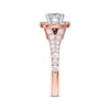 Thumbnail Image 2 of Previously Owned Neil Lane Engagement Ring 2-1/6 ct tw Cushion & Round-cut Diamonds 14K Rose Gold - Size 5.5