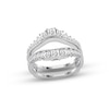 Thumbnail Image 1 of Previously Owned Diamond Enhancer Ring 1 ct tw Princess & Round-cut 14K White Gold