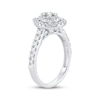 Thumbnail Image 2 of Previously Owned Diamond Engagement Ring 1 ct tw Pear & Round-cut 14K White Gold