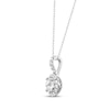 Thumbnail Image 2 of Previously Owned THE LEO Diamond Necklace 1 ct tw Round-cut 14K White Gold