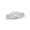 Thumbnail Image 1 of Previously Owned Diamond Engagement Ring 3/4 ct tw Round-cut 14K White Gold