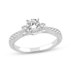Thumbnail Image 0 of Previously Owned Three-Stone Diamond Engagement Ring 5/8 ct tw Round-cut 14K White Gold