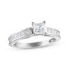 Thumbnail Image 1 of Previously Owned Diamond Engagement Ring 1-1/4 ct tw Princess-cut 14K White Gold