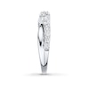 Thumbnail Image 3 of Previously Owned Diamond Contour Band 1/2 ct tw Round-cut 14K White Gold
