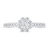 Thumbnail Image 3 of Previously Owned THE LEO Diamond Engagement Ring 1/2 ct tw Round-cut 14K White Gold