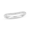 Thumbnail Image 1 of Previously Owned THE LEO Diamond Wedding Band 1/5 ct tw Round-cut 14K White Gold