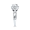 Thumbnail Image 2 of Previously Owned THE LEO Diamond Engagement Ring 1 ct tw Princess & Round-cut 14K White Gold