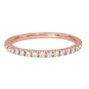 Thumbnail Image 1 of Previously Owned Diamond Wedding Band 1/4 ct tw 10K Rose Gold