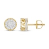 Thumbnail Image 2 of Previously Owned Men's Diamond Earrings 1/2 ct tw 10K Yellow Gold