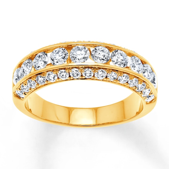 Previously Owned Diamond Anniversary Band 2 ct tw Round-cut 14K Yellow Gold