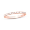 Thumbnail Image 1 of Previously Owned Colorless Diamond Band 1/4 ct tw Round-Cut 14K Rose Gold