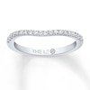 Thumbnail Image 1 of Previously Owned THE LEO Diamond Wedding Band 1/5 ct tw Diamonds 14K White Gold